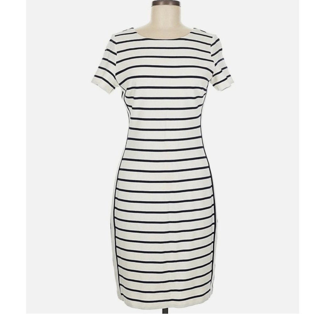 Banana Republic Striped Sheath dress 8